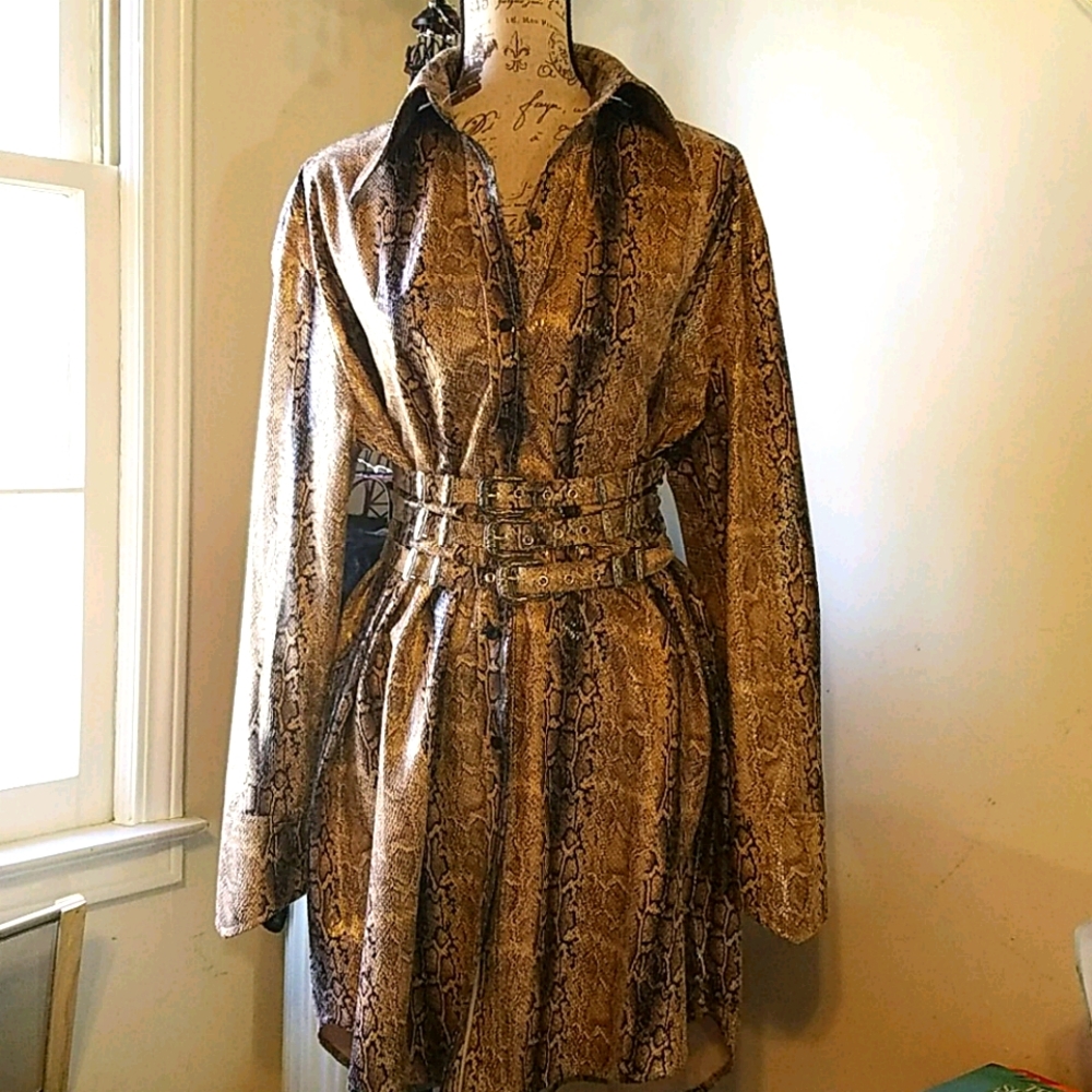 Dress with belt NNT